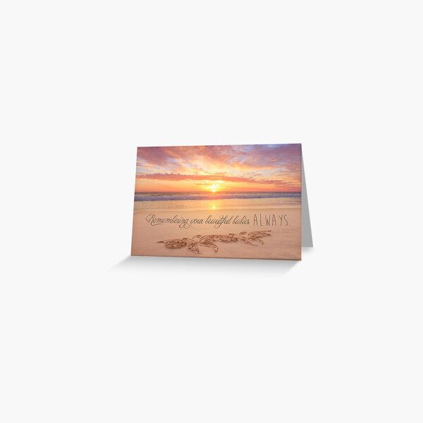 Remembering Your Babies Greeting Card