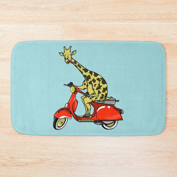 Item preview, Giraffe Riding A Moped designed and sold by piedaydesigns.