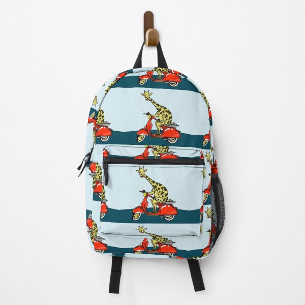 Item preview, Giraffe Riding A Moped designed and sold by piedaydesigns.