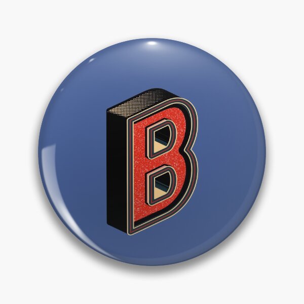Item preview, Simplistic Alphabet Letter B Typographic Artwork designed and sold by MakiMak.
