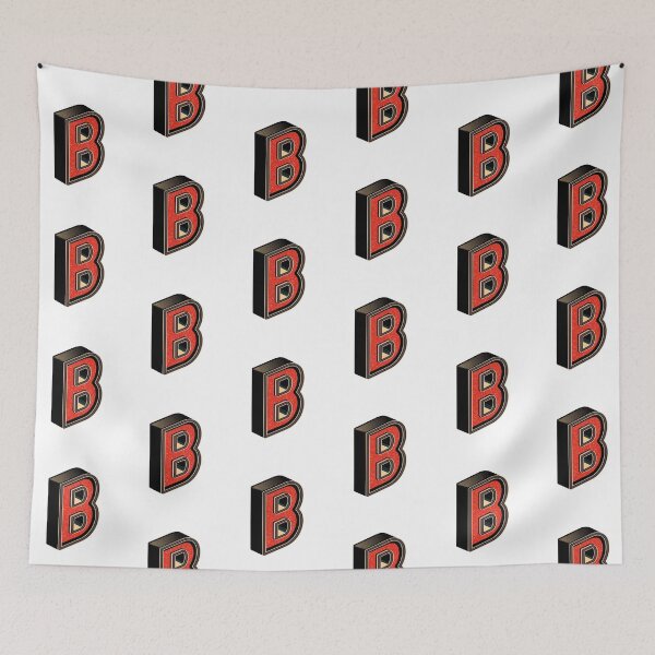 Item preview, Simplistic Alphabet Letter B Typographic Artwork designed and sold by MakiMak.
