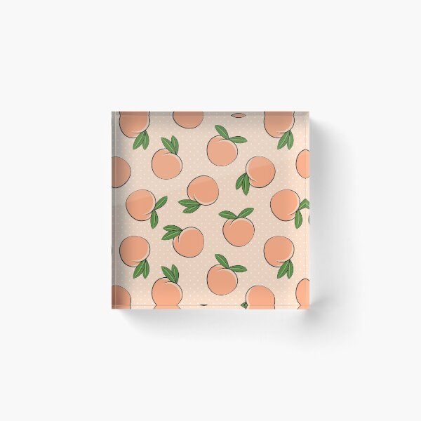 Item preview, Peaches on Polka Dots designed and sold by littlearrow.