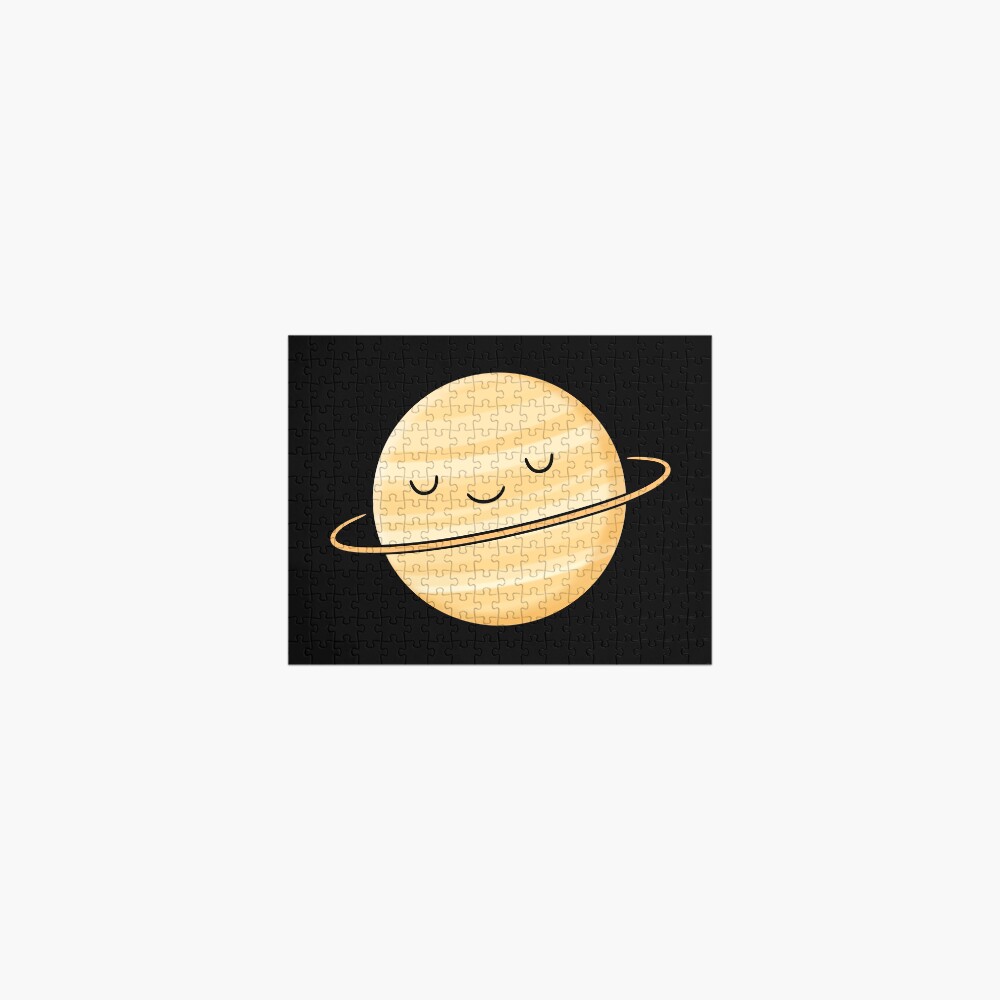 Happy Planet Saturn Jigsaw Puzzle