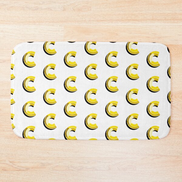 Item preview, Simplistic Yellow Alphabet Letter C Typographic Artwork designed and sold by MakiMak.