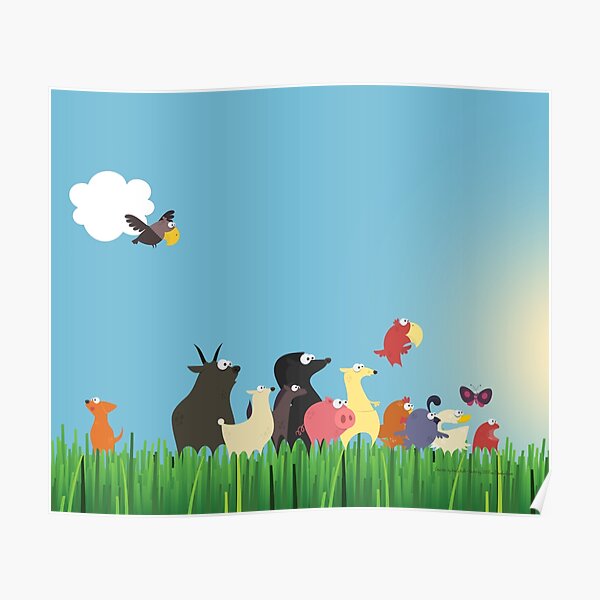 What's happening on the farm? Kids collection Poster