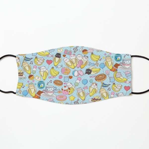 Banana Cat Pattern 1 Kids Mask