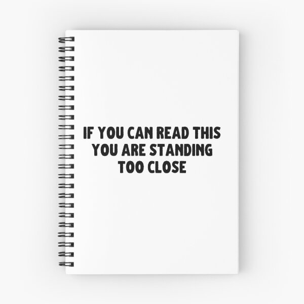 Item preview, If you can read this you are standing too close - Black designed and sold by KarolinaPaz.