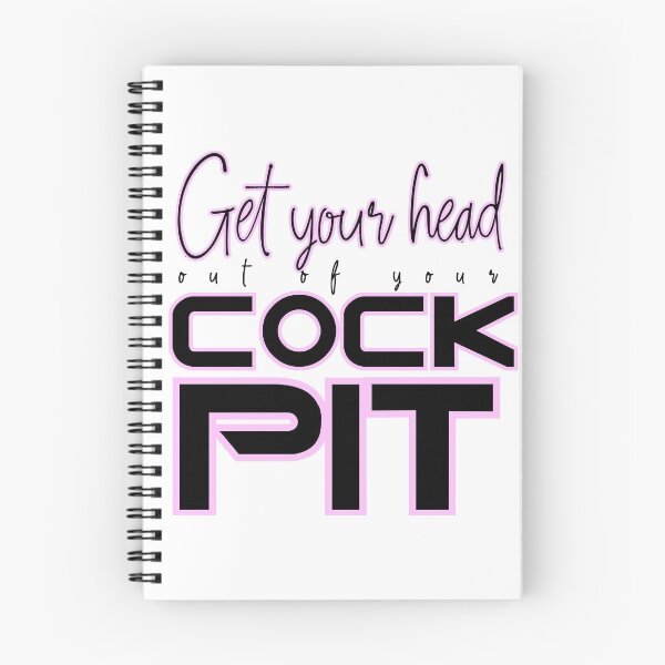 Item preview, Get Your Head out of your Cockpit Pink and Black designed and sold by Some Imagination Designs.
