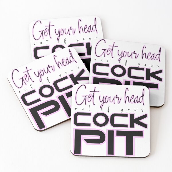 Item preview, Get Your Head out of your Cockpit Pink and Black designed and sold by Some Imagination Designs.