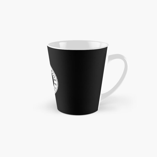 Logo Autour du poêle à bois (blanc) Mug long