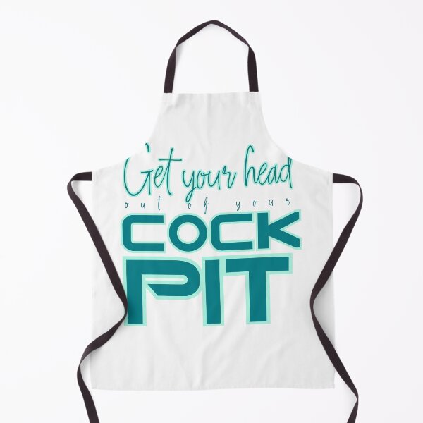 Item preview, Get Your Head out of your Cockpit Teal designed and sold by Some Imagination Designs.