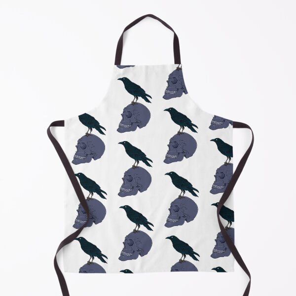 Item preview, Raven Perched On A Human Skull designed and sold by piedaydesigns.