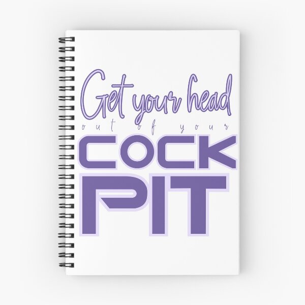 Item preview, Get Your Head out of your Cockpit Purple designed and sold by Some Imagination Designs.