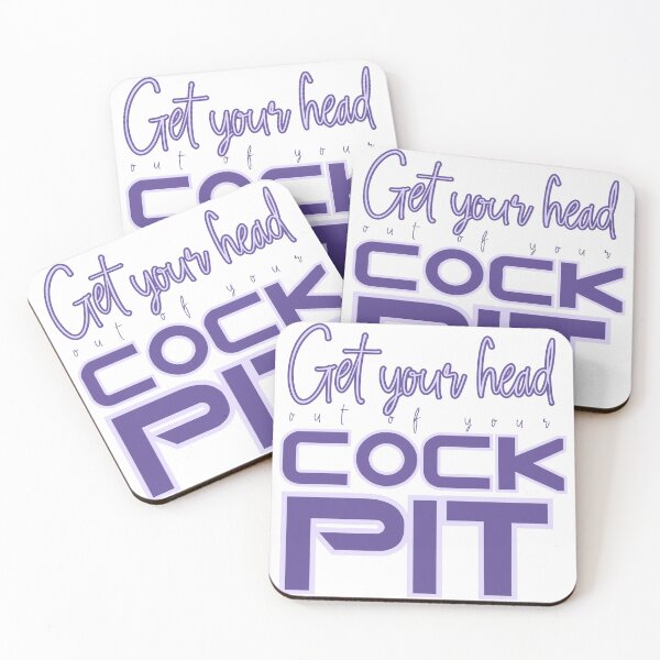 Item preview, Get Your Head out of your Cockpit Purple designed and sold by Some Imagination Designs.