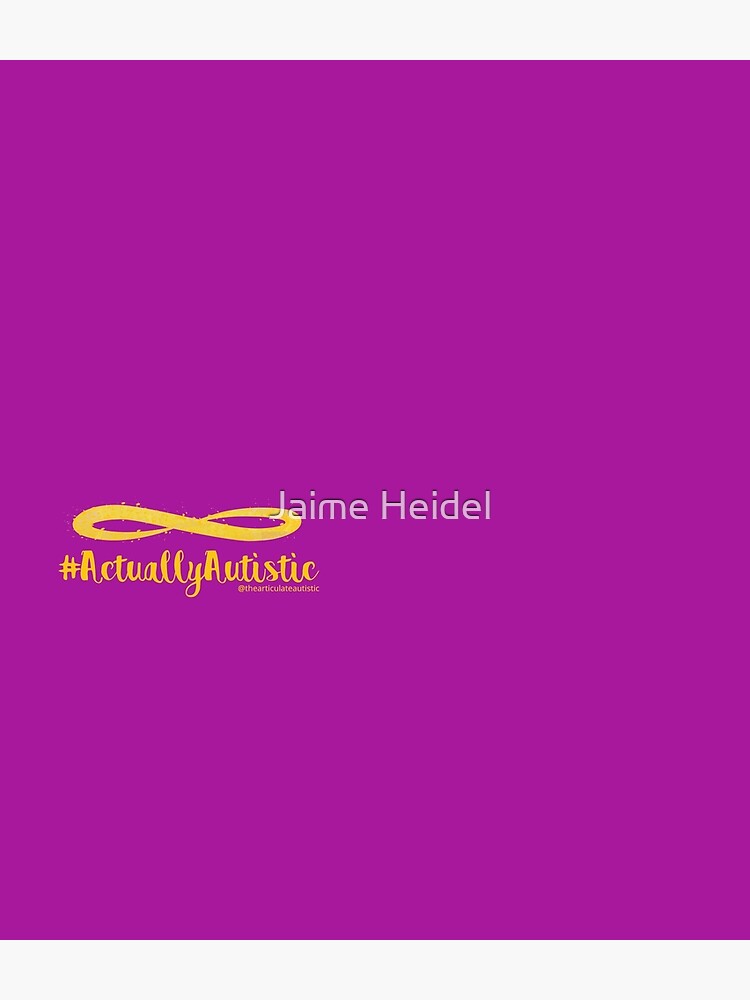 The Articulate Autistic Gold Infinity Logo by jaime06492