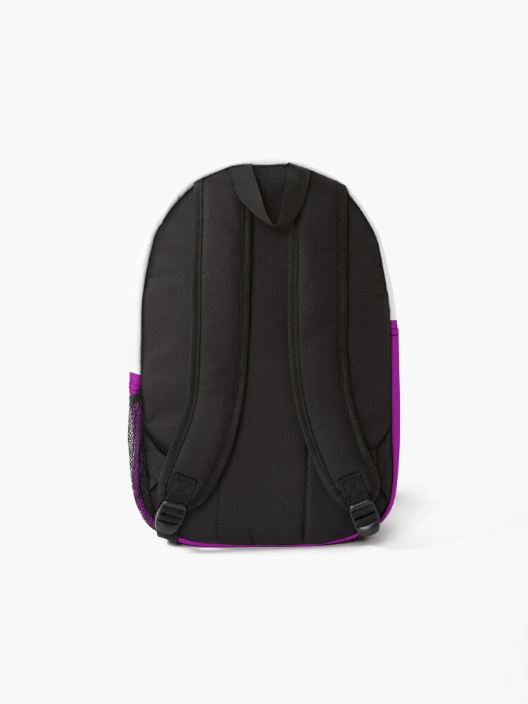 Alternate view of The Articulate Autistic Gold Infinity Logo Backpack