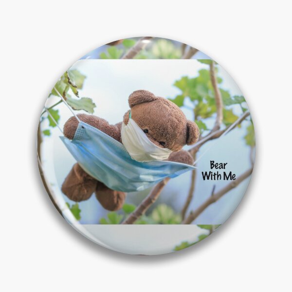Item preview, Bear With Me Cute Teddy Bear Face Masks - Bear designed and sold by ravishdesigns.