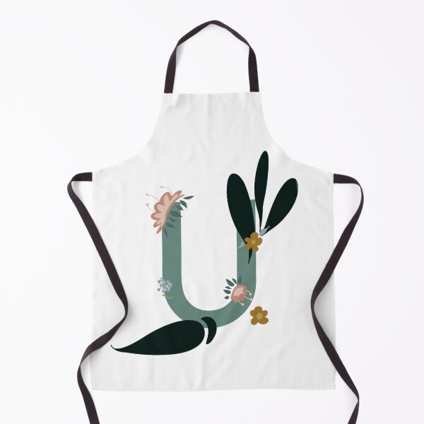 Item preview, Floral letter U designed and sold by Leshlie Guzmán.