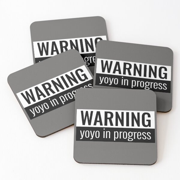 Item preview, Yoyo Warning designed and sold by JP-Merch.