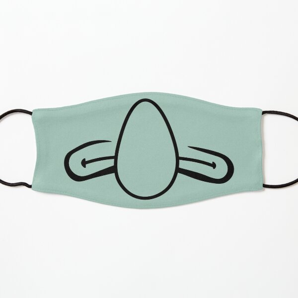 Squidward Face Kids Mask