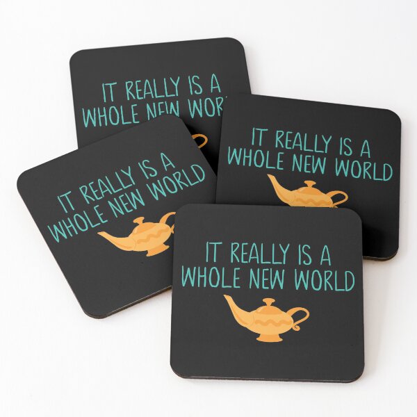 Item preview, It Really Is A Whole New World Teal designed and sold by Sara Burgess.