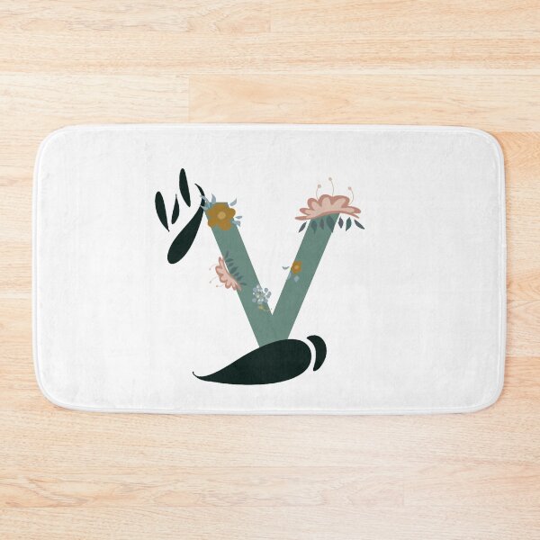 Item preview, Floral letter V designed and sold by Leshlie Guzmán.