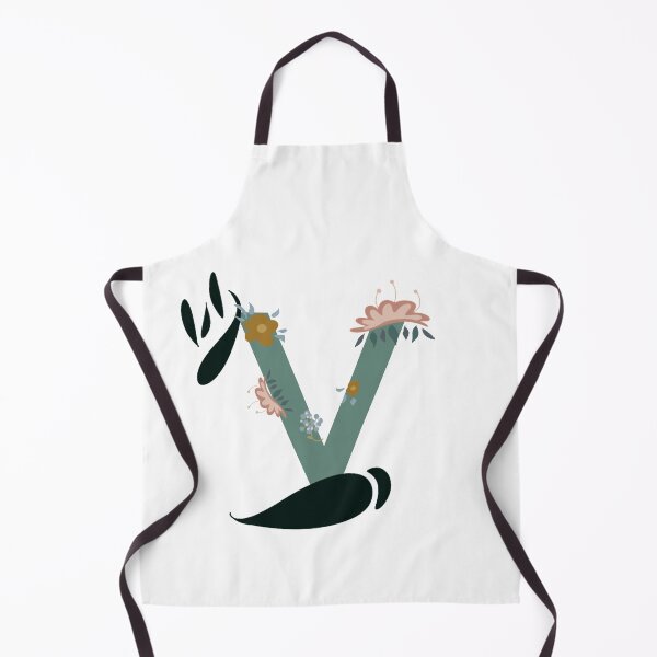 Item preview, Floral letter V designed and sold by Leshlie Guzmán.