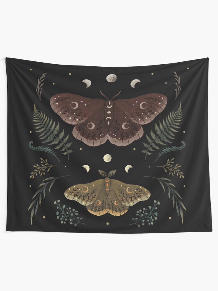 Alternate view of Saturnia Pavonia Tapestry