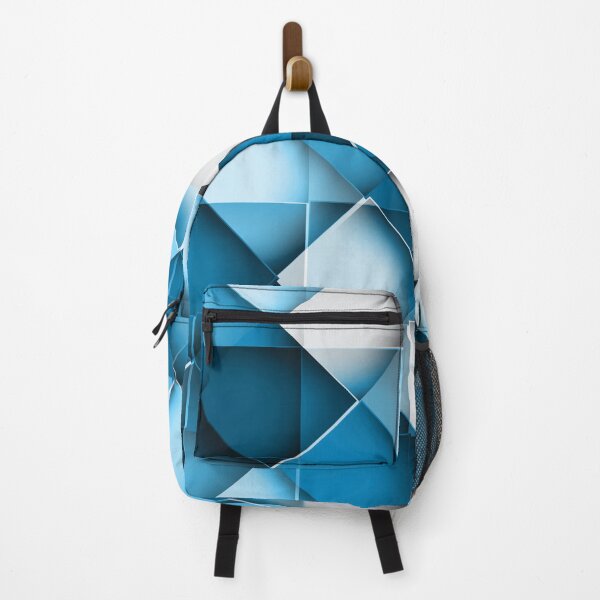 Item preview, Light and dark Blue squares geometric pattern designed and sold by smARTwork.