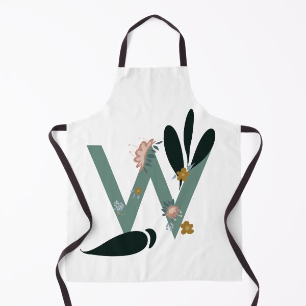 Item preview, Floral letter W designed and sold by Leshlie Guzmán.