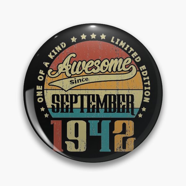 Item preview, Vintage September 1942 One Of A Kind Awesome Since September 1942 78th Birthday Gift 78 Years Old designed and sold by Takatv.