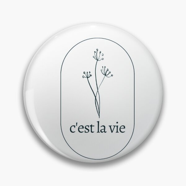 Item preview, C'est La Vie black font French quote designed and sold by linedesigns.