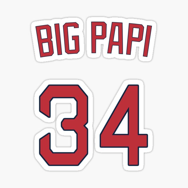 Big Papi Sticker for Sale by positiveimages