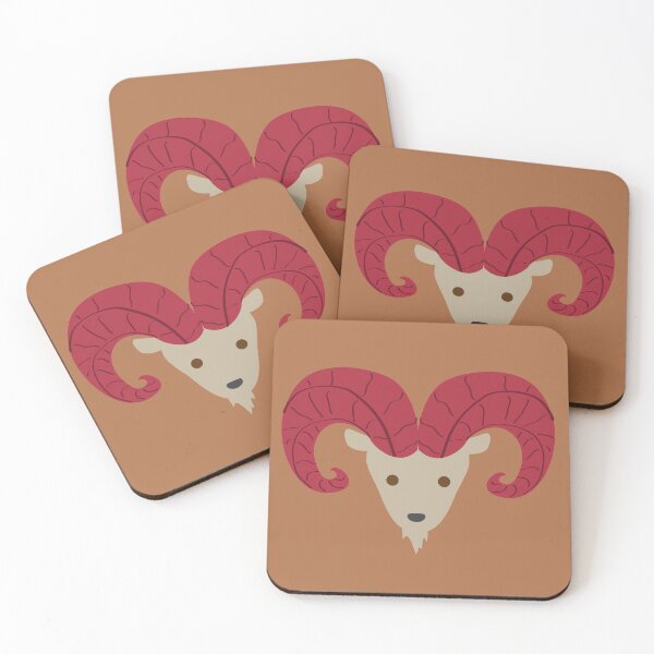 Item preview, Little Aries Ram | Horoscope Vector Art designed and sold by Karli Mogen.