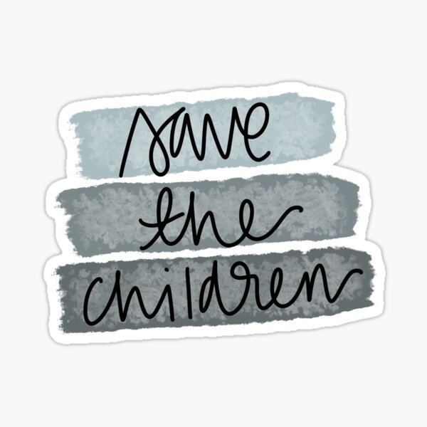 Save the children Sticker