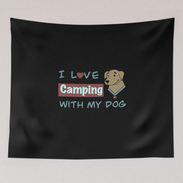 Item preview, Camping With Dog Cute designed and sold by Life Is Beautiful.