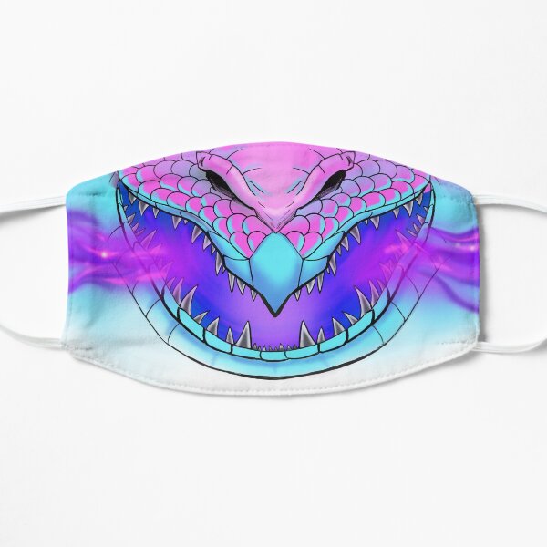 Pink dragonface Flat Mask