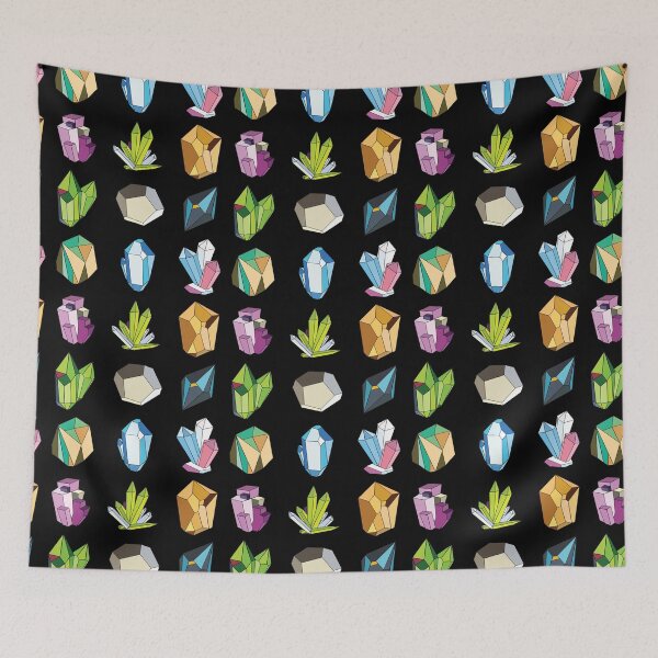 Item preview, Eeveelution Crystals Shiny (Black background) designed and sold by hayleyryan13.