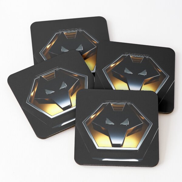 wolves fc 3D Coasters (Set of 4)