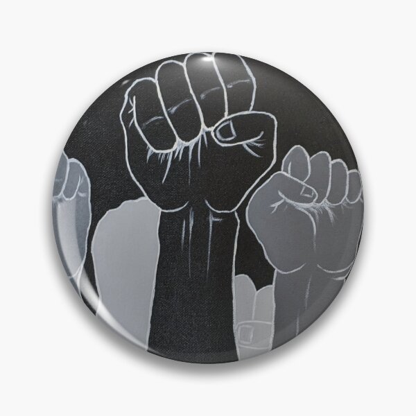Fists up | Power to the people | Black lives matter Pin