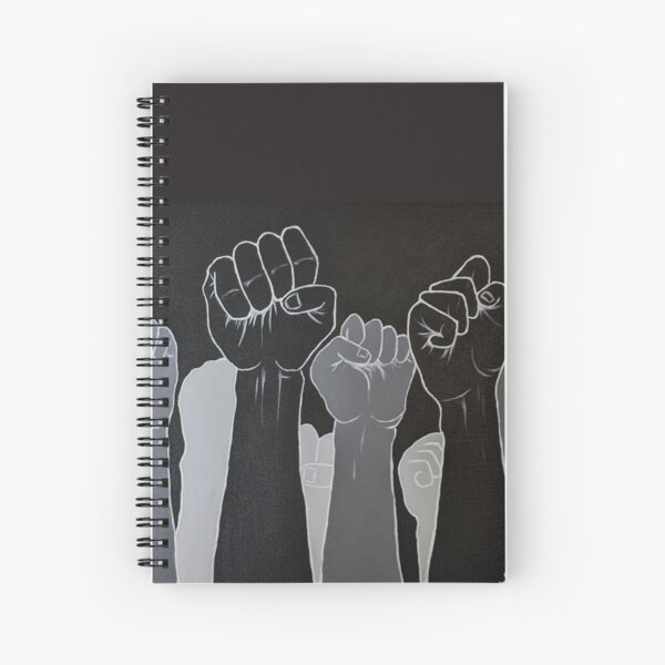 Fists up | Power to the people | Black lives matter Spiral Notebook