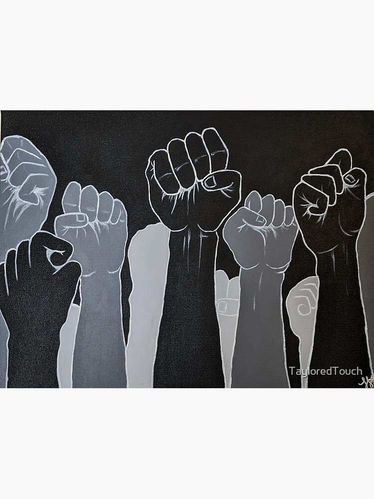 Fists up | Power to the people | Black lives matter by TayloredTouch