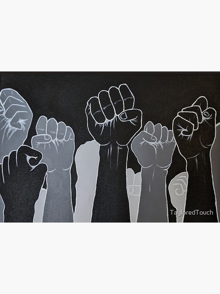 Fists up | Power to the people | Black lives matter by TayloredTouch