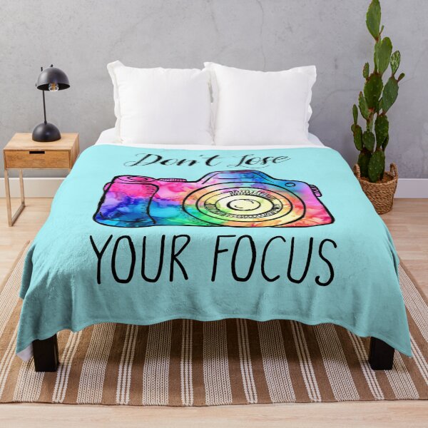 Item preview, Don't Lose Your Focus Watercolor Rainbow Camera designed and sold by Sara Burgess.