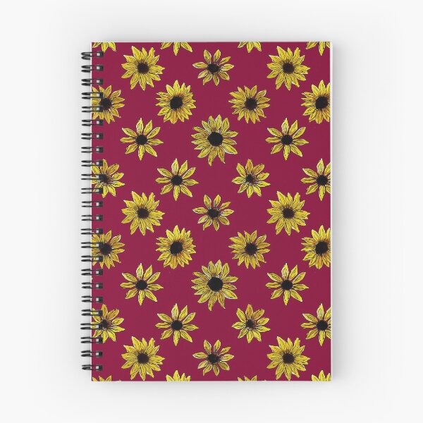 Item preview, Watercolor Sunflowers on Burgundy designed and sold by Melody-Rain-Art.