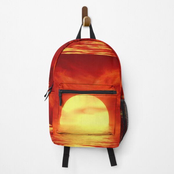 Item preview, sunset with ocean waves designed and sold by Fine Art California.