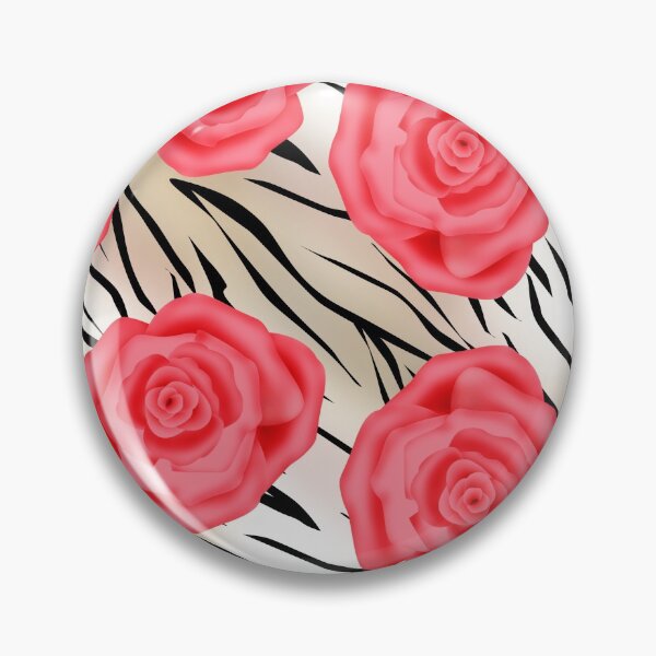 Item preview, Seamless texture of pink tiger Rose in the background. designed and sold by fuzzyfox.