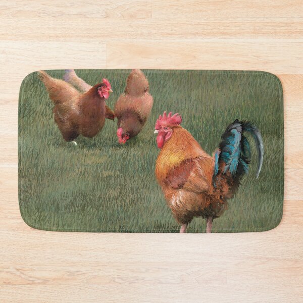 Item preview, Country Rooster and Hens designed and sold by hillbillywood.