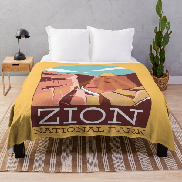 Item preview, Zion National Park in Utah designed and sold by CoolSilhouettes.