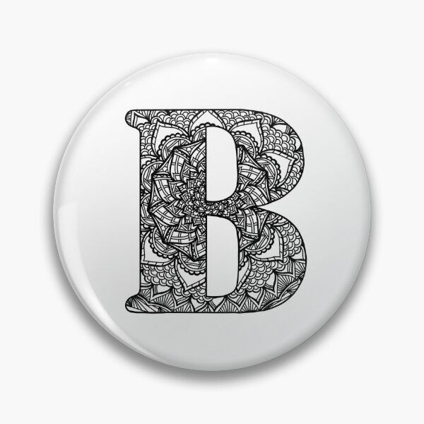 Item preview, Mandala Letter B designed and sold by lizashev.
